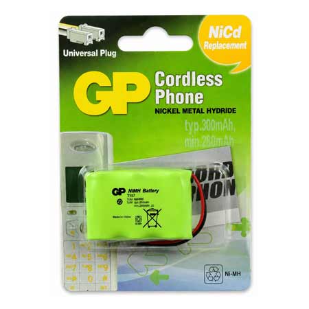 Cordless Phone-Universal Plug باتری تلفنی 301 ( GP Cordless Phone-Universal Plug) - تصویر 1